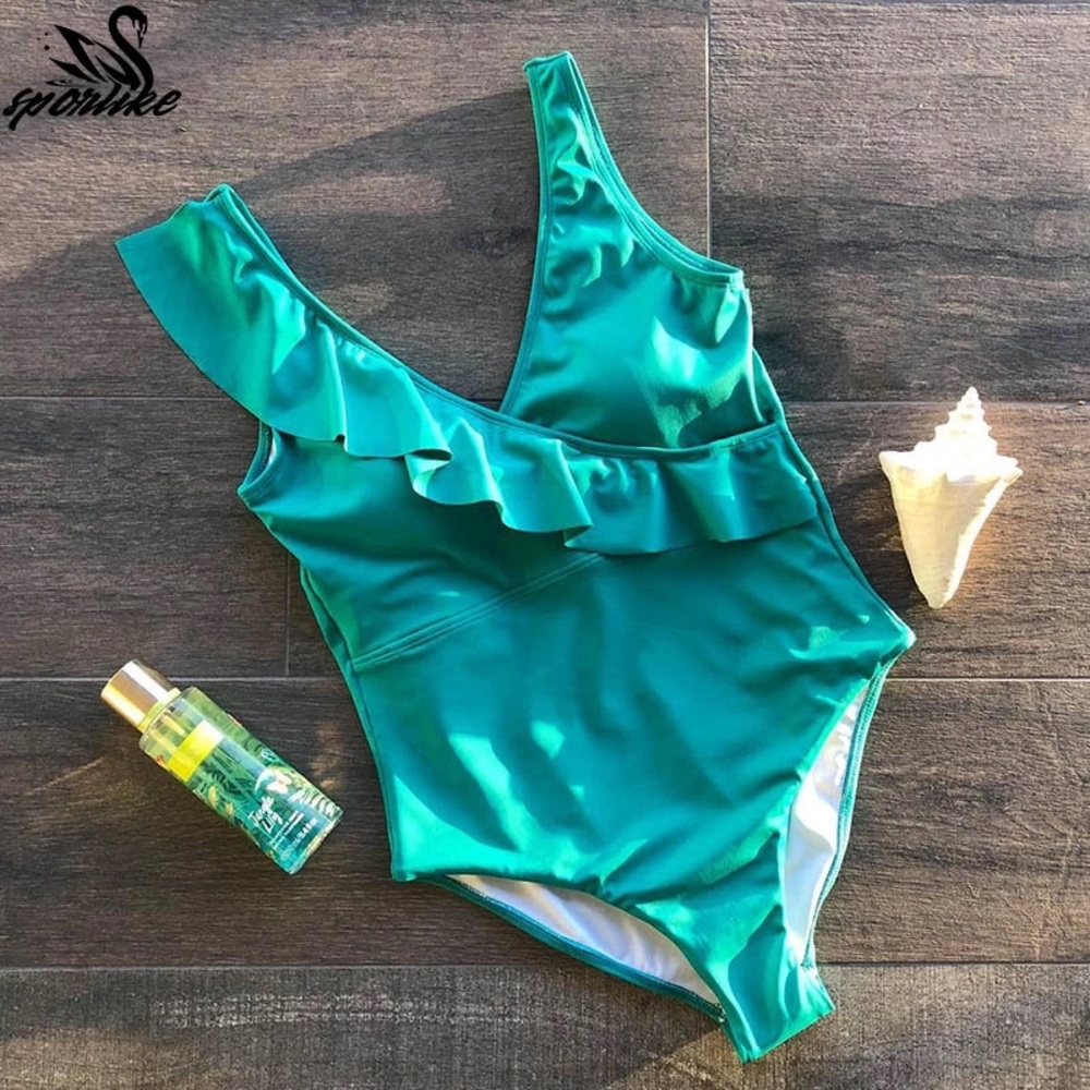 Turquoise swimsuits with raffle